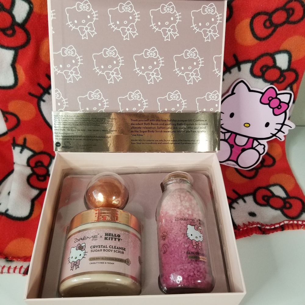 Creme Shop x Hello Kitty - Lovely Luxury Set - Cherry Blossom (Limited Edition)
